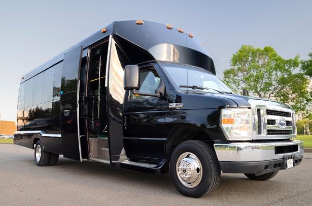 Black Ford E450 Party Bus