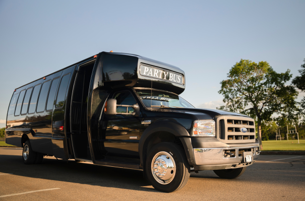 Black Ford F550 Party Bus