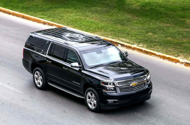 Black Chevrolet Suburban RST